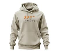 Tis The Season Sweat à capuche unisexe Pain d'épices - Noël Noël, naturel, 3XL