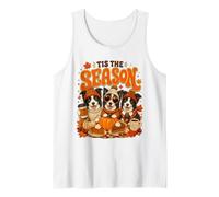 Tis The Season Thanksgiving Border Collie Pumpkin Costume Débardeur