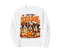Tis The Season Thanksgiving Border Collie Pumpkin Costume Sweatshirt