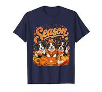 Tis The Season Thanksgiving Border Collie Pumpkin Costume T-Shirt