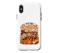 Tis The Season Thanksgiving Elf Pumpkin Costume Coque pour iPhone X/XS