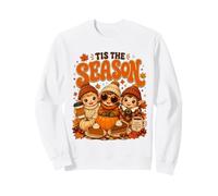 Tis The Season Thanksgiving Elf Pumpkin Costume Sweatshirt