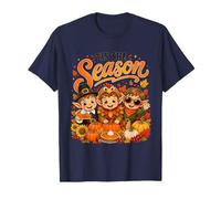 Tis The Season Thanksgiving Elf Pumpkin Costume T-Shirt