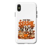 Tis The Season Thanksgiving Great Dane Pumpkin Costume Coque pour iPhone X/XS