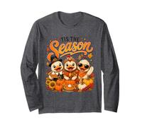 Tis The Season Thanksgiving Horse Pumpkin Costume Manche Longue