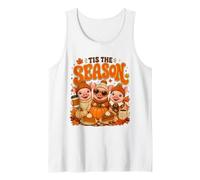 Tis The Season Thanksgiving Pig Pumpkin Costume Débardeur