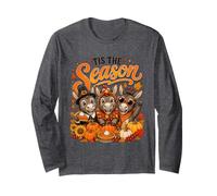 Tis The Season Thanksgiving Pig Pumpkin Costume Manche Longue