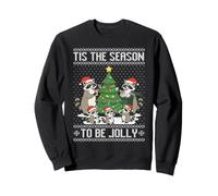 Tis The Season to be Jolly Raton Laveur Pull Laid Sweatshirt