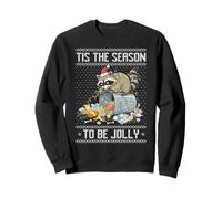 Tis The Season to be Jolly Raton Laveur Pull Laid Sweatshirt