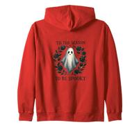 « Tis the Season to Be Spooky Gothic Ghost and Black Rose » Sweat à Capuche
