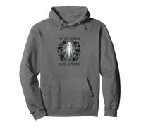 « Tis the Season to Be Spooky Gothic Ghost and Black Rose » Sweat à Capuche