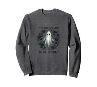 « Tis the Season to Be Spooky Gothic Ghost and Black Rose » Sweatshirt