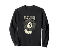« Tis the Season to Be Spooky Gothic Ghost and Black Rose » Sweatshirt