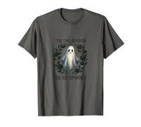 « Tis the Season to Be Spooky Gothic Ghost and Black Rose » T-Shirt