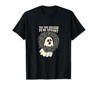 « Tis the Season to Be Spooky Gothic Ghost and Black Rose » T-Shirt