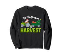 Tis The Season To Harvest Tracteur agricole Noël Sweatshirt