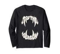 Tis The Season Vampire Bite Retro Gothic Halloween Crocs Manche Longue