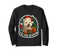 Tis The Season West Highland White Terrier Chien de Noël Amusant Manche Longue