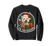Tis The Season West Highland White Terrier Chien de Noël Amusant Sweatshirt