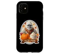 Tis The Season Yeti Abominable Bonhomme de Neige Automne Automne Citrouille Coque pour iPhone 11