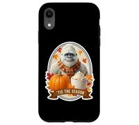 Tis The Season Yeti Abominable Bonhomme de Neige Automne Automne Citrouille Coque pour iPhone XR