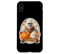 Tis The Season Yeti Abominable Bonhomme de Neige Automne Automne Citrouille Coque pour iPhone XS Max
