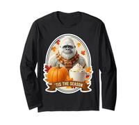 Tis The Season Yeti Abominable Bonhomme de Neige Automne Automne Citrouille Manche Longue