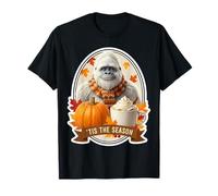 Tis The Season Yeti Abominable Bonhomme de Neige Automne Automne Citrouille T-Shirt