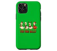 Tis the Silly Funny Goose Christmas Holiday Geese Humour Coque pour iPhone 11 Pro