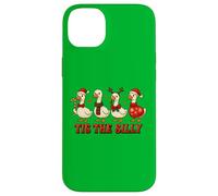 Tis the Silly Funny Goose Christmas Holiday Geese Humour Coque pour iPhone 14 Plus