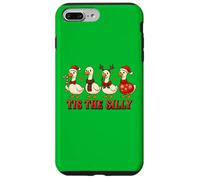 Tis the Silly Funny Goose Christmas Holiday Geese Humour Coque pour iPhone 7 Plus/8 Plus