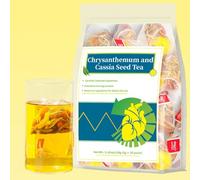 Tisane Chrysanthème Et Graines De Cassia, 30 Sachets, Mélange Rafraîchissant Traditionnel For La Santé, Le Soutien Du Foie Et La Désintoxication(1pcs)