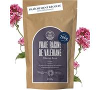 Tisane De Racine De Valériane (200 G)-Tisane De Valériane Délicatement Séchée,Aromatique Et Savoureuse-100% Pure Et Naturelle-Sans Additifs (Valeriana Officinalis)