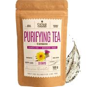 Tisane Detox Foie Puissant-Infusion Pissenlit & Bardane Avec Thé Vert,Gingembre,Ortie,Fenouil-Ventre Plat,Digestion,Diurétique-Thé En Vrac,100g