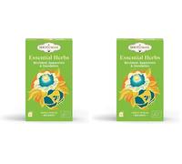 Tisane Équilibre Basique Infusion Bio - Bouleau, Menthe, Pissenlit | Infusion Détox Douce Sans Caféine | Confort Digestif & Légèreté | Saveur Fraîche Aromatique | 16 sachets - Sun&Sia (Lot de 2)