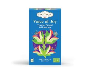 Tisane Infusion Voice of Joy Bio - Réglisse, Fenouil & Épices | Infusion Gourmande Sans Caféine | Confort Digestif & Vitalité | 16 sachets - Sun&Sia