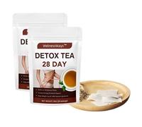 Tisane Minceur Détoxifiante For Un Ventre Plat 28 Jours - Mélange De Plantes Naturelles For Une Détoxification Douce Et Un Bien-être Quotidien(2PCS)