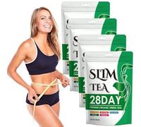 Tisane Naturelle Minceur 28 Jours For Détox & Tour De Taille & Ventre Plat & Gestion Du Poids(4pcs)