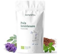 TISANE RELAXANTE BIO Paix Intérieure 100g (50 Tasses) | Infusion Relax avec Sauge, Mélisse, Lavande et Tulsi REPLANTEA