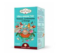 Tisane sans Caféine - Infusions Plante Naturelles de Qualité Supérieure - Tisane Bien-Être Libre comme l'Air pour se détendre - Idéale en soirée - Ingrédients naturelles de qualité