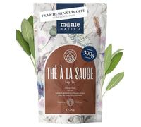 Tisane sauge Monte Nativo (300g) - Feuille de sauge - Thé en vrac - 100% pur et naturel, sans additifs - Herbes à l'arôme intense pour la préparation d'une délicieuse tasse de tisane