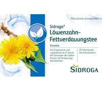 Tisane Sidroga pissenlit digestion des graisses pour le flux biliaire, 20 p. Sachets filtres
