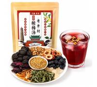 Tisane Traditionnelle Prune Aubépine Osmanthus 5 Sachets 100g | Boisson D'été Glacée Avec Sac Filtrant En Gaze Et Fruits Séchés. Recette Naturelle Rafraîchissante Sans Additifs.