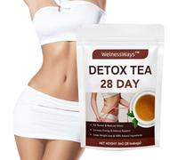 Tisane Ventre Plat 28 Jours - Mélange Détoxifiant Et Minceur Naturel, Favorise Un Bien-être Sain, Tisane Détoxifiante À Usage Quotidien(3PCS)