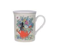 Tisanière chaton sur l'arrosoir avec infuseur