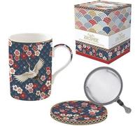 Tisanière - EASYLIFE - OKINAWA - Porcelaine - Filtre Inox - 300 ml