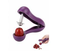 TISCH Dénoyauteur 1 Pièce Acier Inoxydable - Ultra-Précis pour Cerises, Dattes & Fruits Rouges, Évite les Éclaboussures, Préparation Rapide & Propre.