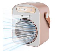 Tisch-Verdunstungskühler | Mini Nebel Klimagerät 500ml, 3 Stufen, tragbar