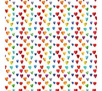 Tischdeko Lot de 20 Serviettes de Table avec c urs Multicolores