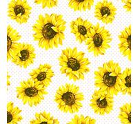 Tischdeko Lot de 20 Serviettes de Table en Forme de Tournesol